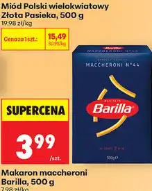 Biedronka Makaron maccheroni Barilla oferta