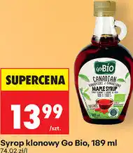 Biedronka Syrop klonowy Go Bio oferta
