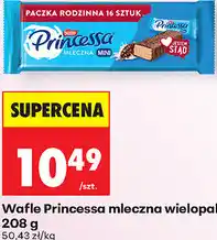 Biedronka Wafle Princessa mleczna wielopak oferta
