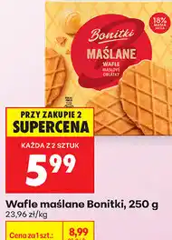 Biedronka Wafle maślane Bonitki oferta