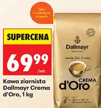 Biedronka Kawa ziarnista Dallmayr Crema d'Oro oferta