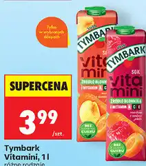 Biedronka Tymbark Vitamini oferta