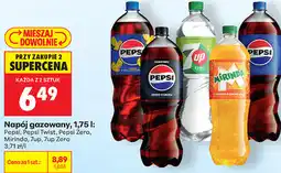 Biedronka Napój gazowany, 1,75 l (Pepsi, Pepsi Twist, Pepsi Zero, Mirinda, 7up, 7up Zero) oferta