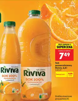 Biedronka Sok pomarańczowy Riviva oferta