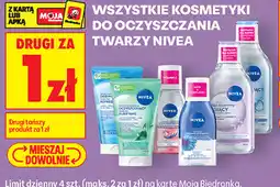 Biedronka WSZYSTKIE KOSMETYKI DO OCZYSZCZANIA TWARZY NIVEA oferta