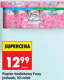 Biedronka Papier toaletowy Foxy jedwab, 10 rolek oferta