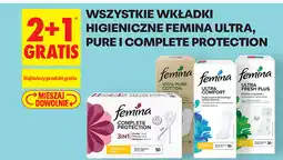 Biedronka Wszystkie wkładki higieniczne Femina Ultra, Pure i Complete Protection oferta