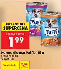 Biedronka Karma dla psa Puffi oferta