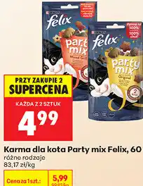 Biedronka Karma dla kota Party mix Felix oferta