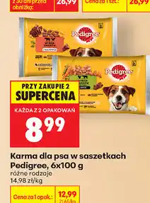 Biedronka Karma dla psa w saszetkach Pedigree oferta