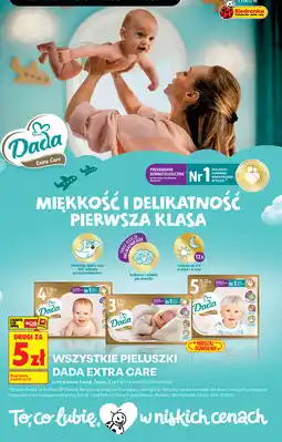 Biedronka Wszystkie pieluszki Dada Extra Care oferta