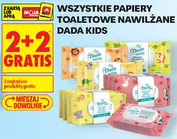 Biedronka Wszystkie papiery toaletowe nawilżane Dada Kids oferta