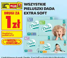 Biedronka Wszystkie pieluszki Dada Extra Soft oferta