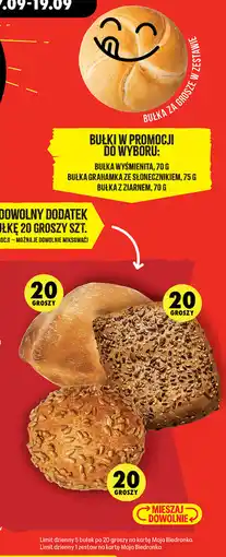 Biedronka Bułka za grosze w zestawie oferta