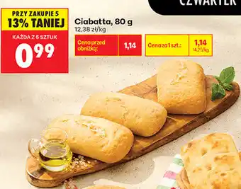 Biedronka Ciabatta oferta