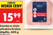 Biedronka Szynka w stylu włoskim Kraina Wędlin oferta