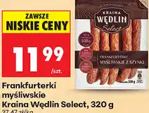 Biedronka Frankfurterki myśliwskie Kraina Wędlin Select oferta