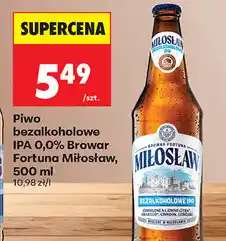Biedronka Piwo bezalkoholowe IPA 0,0% Browar Fortuna Miłosław oferta