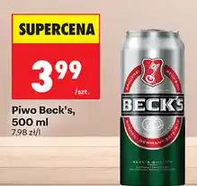 Biedronka Piwo Beck's oferta