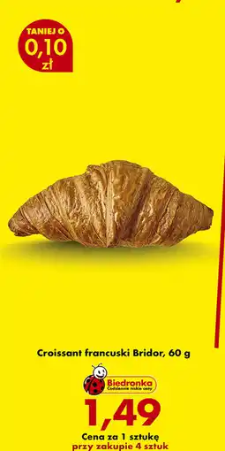 Biedronka Croissant francuski Bridor oferta
