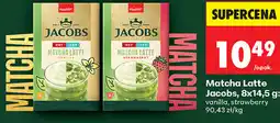 Biedronka Matcha Latte Jacobs, 8x14,5 g: vanilla, strawberry oferta