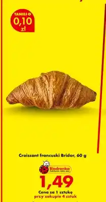 Biedronka Croissant francuski Bridor oferta