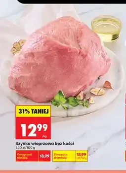 Biedronka Szynka wieprzowa bez kości oferta