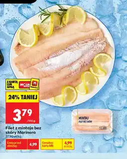 Biedronka Filet z mintaja bez skóry Marinero oferta