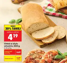 Biedronka Chleb w stylu włoskim oferta