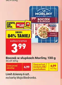 Biedronka Boczek w słupkach Morliny oferta