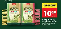Biedronka Matcha Latte Jacobs vanilla oferta