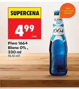 Biedronka Piwo bezalkoholowe 1664 Blanc oferta