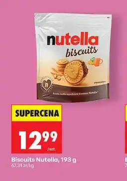 Biedronka Biscuits Nutella oferta