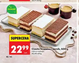 Biedronka Ciasto tiramisu oferta