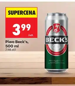 Biedronka Piwo Beck's oferta
