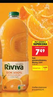 Biedronka Sok pomarańczowy Riviva oferta