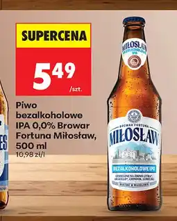 Biedronka Piwo bezalkoholowe IPA Browar Fortuna Miłosław oferta