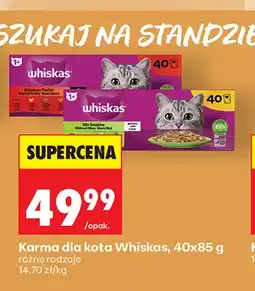 Biedronka Karma dla kota Whiskas 40-pak oferta