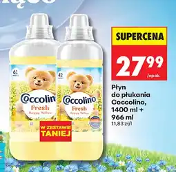 Biedronka Płyn do płukania Coccolino 1400 ml + 966 oferta