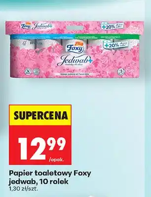 Biedronka Papier toaletowy Foxy Jedwab 10-pak oferta