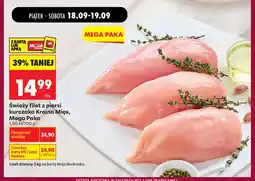 Biedronka Świeży filet z piersi kurczaka Kraina Mięs Mega Paka oferta