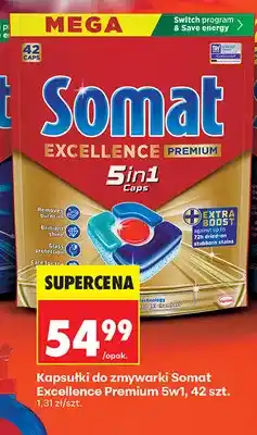 Biedronka Kapsułki do zmywarki Somat Excellence Premium 5w1 oferta