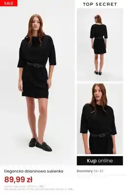 Elegancka dzianinowa sukienka Top Secret