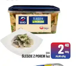 TomiMarkt Śledzie z porem luz Seko oferta