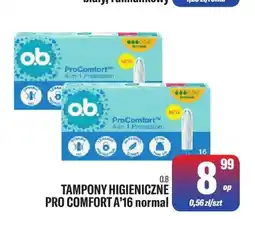 TomiMarkt Tampony higieniczne Pro Comfort normal o.b oferta
