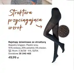 Tchibo Rajstopy dzianinowe ze strukturą oferta