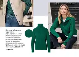Tchibo Sweter z kołnierzem typu troyer Tchibo oferta