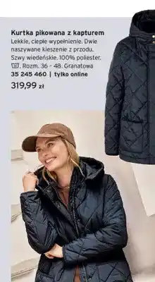 Tchibo Kurtka pikowana z kapturem oferta