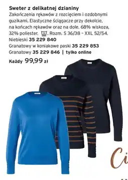 Tchibo Sweter z delikatnej dzianiny oferta