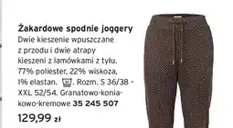 Tchibo Żakardowe spodnie joggery oferta